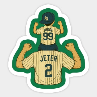 Like Father Like Son Yankees Sticker